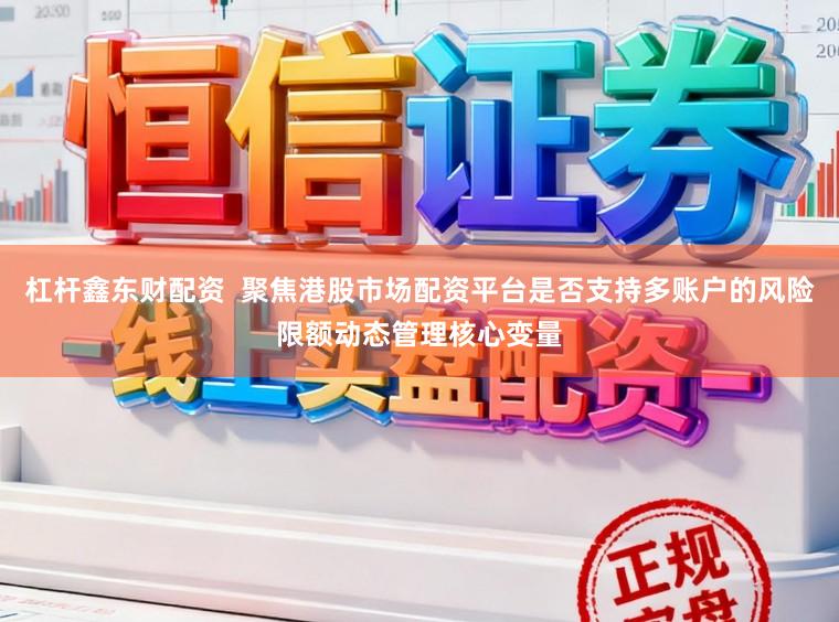 杠杆鑫东财配资  聚焦港股市场配资平台是否支持多账户的风险限额动态管理核心变量
