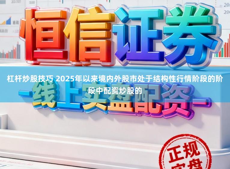 杠杆炒股技巧 2025年以来境内外股市处于结构性行情阶段的阶段中配资炒股的