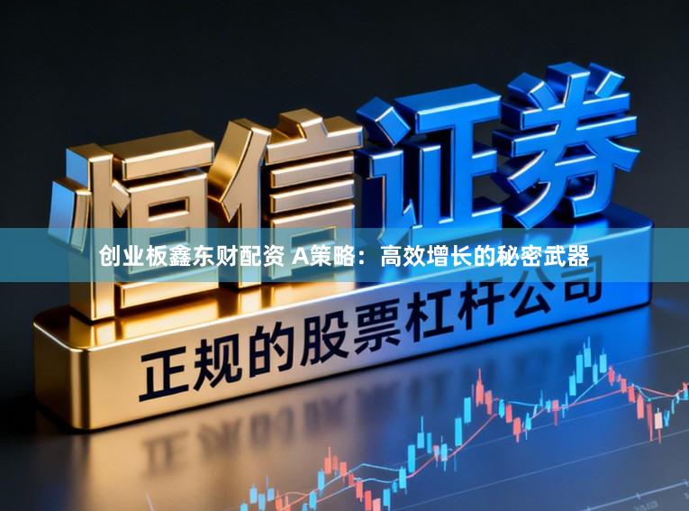 创业板鑫东财配资 A策略：高效增长的秘密武器